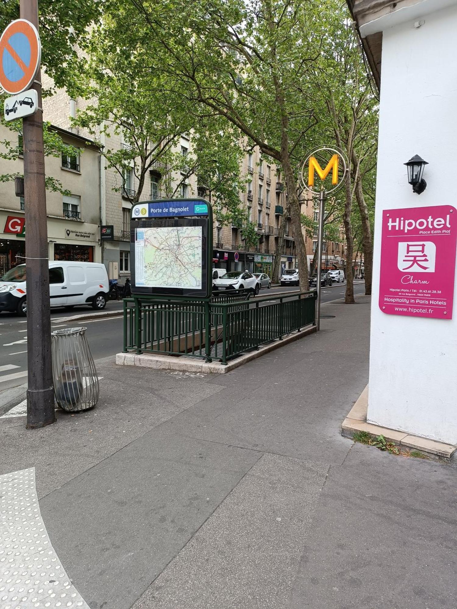 Hipotel Paris Belgrand Mairie Du 20Eme Kültér fotó